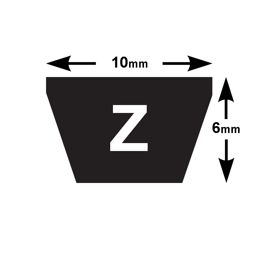 Z14 Z Section V Belt 10mm x 6mm